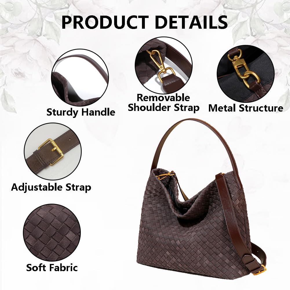 KlaOYer Canvas Crossbody Handbag - Large Summer Shoulder Bag for Women